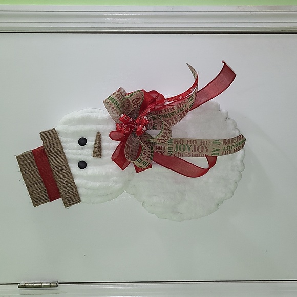Snowman wreath - Picture 1 of 3